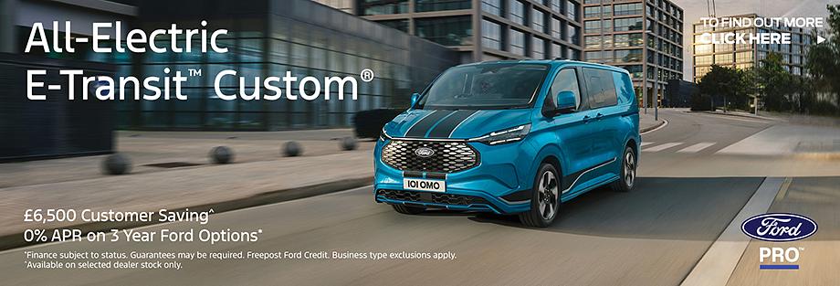 All-Electric E-Transit Custom