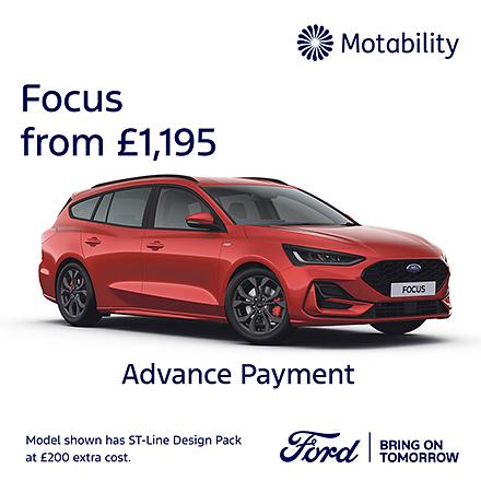 New Ford Focus ST-Line Estate on Motability