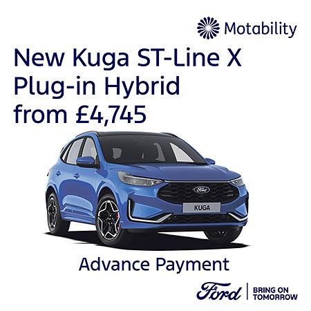 New Ford Kuga ST-Line X Plug-in on Motability