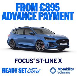 New Ford Focus ST-Line X on Motability