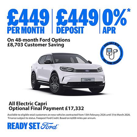 Ford Capri New Car Special Offer