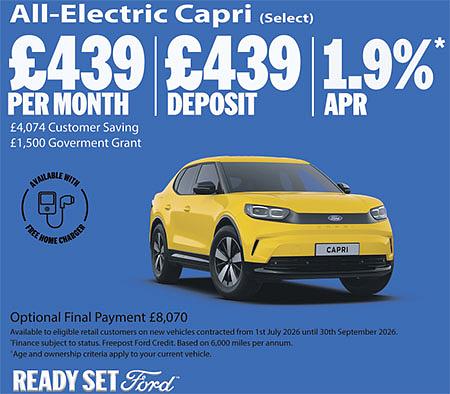 Ford Capri New Car Special Offer